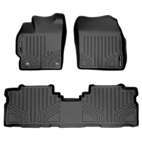 Floor Mats 2 Row Liner Set <br> 12-17 Toyota Prius V