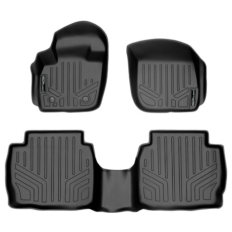 Floor Mats 2 Row Liner Set <br> 13-16 Ford Fusion13-16 Lincoln MKZ