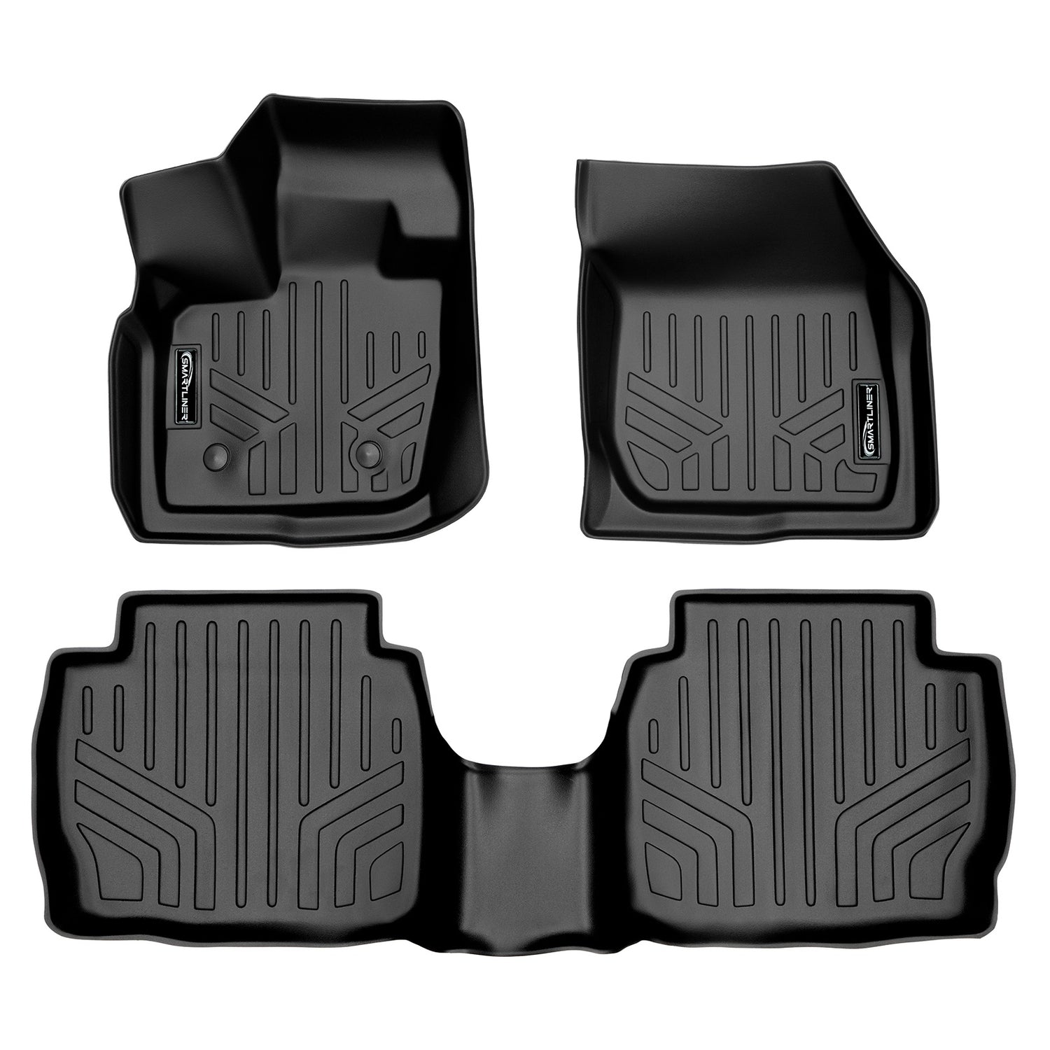Floor Mats 2 Row Liner Set <br> 17-20 Ford Fusion17-20 Lincoln MKZ