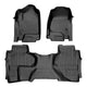 Floor Mats 2 Row Liner Set <br> 14¨C19 Chevy/GMC 1500¨C3500 HD Double Cab