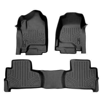 Floor Mats 2 Row Liner Set <br> 15-20 Chevrolet Tahoe15-20 GMC Yukon