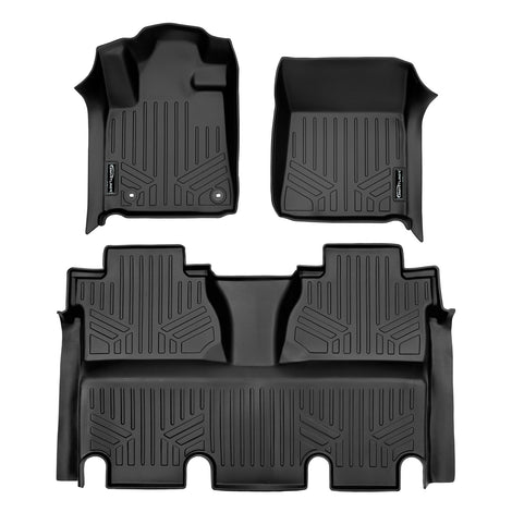 Floor Mats 2 Row Liner Set <br> 14-21 Toyota Tundra CrewMax