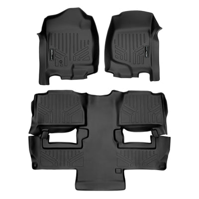 Floor Mats 2 Row Liner Set <br> 11-14 Chevrolet Tahoe11-14 GMC Yukon