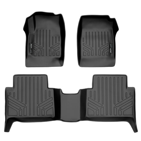 Floor Mats 2 Row Liner Set <br> 15-22 Chevrolet Colorado15-22 GMC Canyon