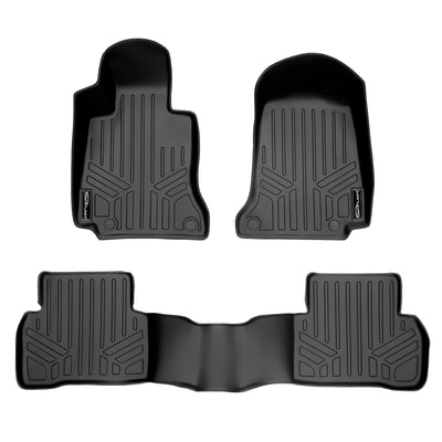 Floor Mats 2 Row Liner Set <br> 15¨C21 Mercedes C-Class C250/300/350/450/C63 AMG