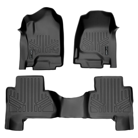 Floor Mats 2 Row Liner Set <br> 15-20 Cadillac Escalade ESV