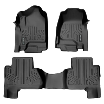 Floor Mats 2 Row Liner Set <br> 15-20 Cadillac Escalade ESV