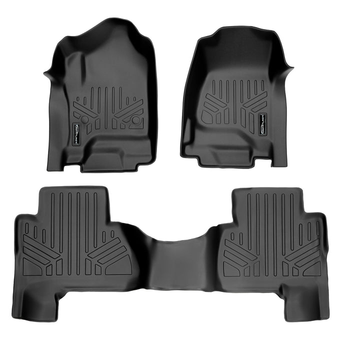 Floor Mats 2 Row Liner Set <br> 15-20 Cadillac Escalade ESV