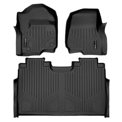 2 Row Floor Liner Set <br> 17-24 Ford F-250 350 Super Crew Cab