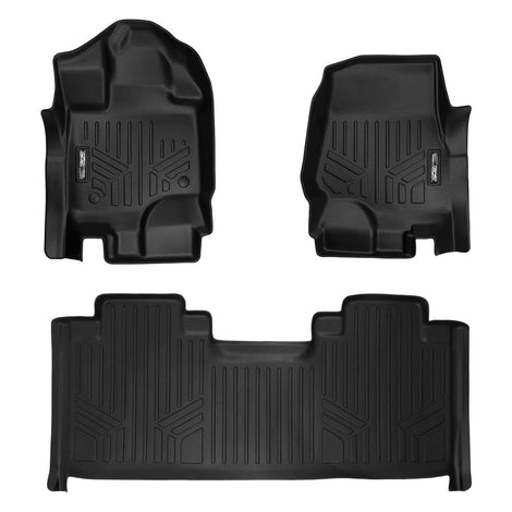 Floor Mats 2 Row Liner Set <br> 15-22 Ford F-150 SuperCab
