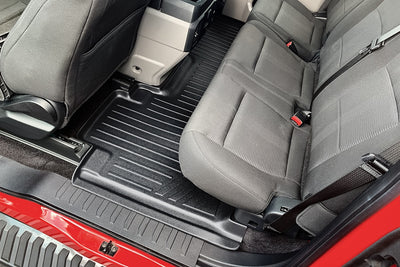 Floor Mats 2 Row Liner Set <br> 15-22 Ford F-150 SuperCab