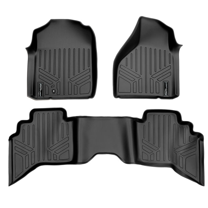 Floor Mats 2 Row Liner Set <br> 02¨C09 Dodge Ram 1500¨C3500 Quad Cab