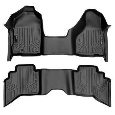Floor Mats 1st Row 1 Piece and 2nd Row Liner Set <br> 02¨C09 Dodge Ram 1500¨C3500 Quad Cab
