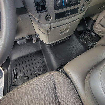 Floor Mats 1st Row 1 Piece and 2nd Row Liner Set <br> 02¨C09 Dodge Ram 1500¨C3500 Quad Cab
