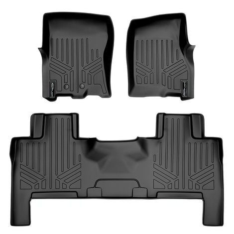Floor Mats 2 Row Liner Set <br> 11-17 Ford Expedition11-17 Lincoln Navigator