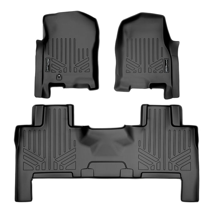 Floor Mats 2 Row Liner Set <br> 07-10 Ford Expedition07-10 Lincoln Navigator