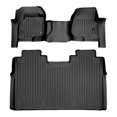 2 Row Floor Liner Set <br> 17-24 Ford F-250 350 Super Crew Cab
