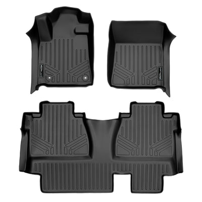 Floor Mats 2 Row Liner Set <br> 14-21 Toyota Tundra Double Cab