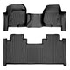 Floor Mats 2 Row Liner Set <br> 17-24 Ford F-250 350 Super Duty SuperCab