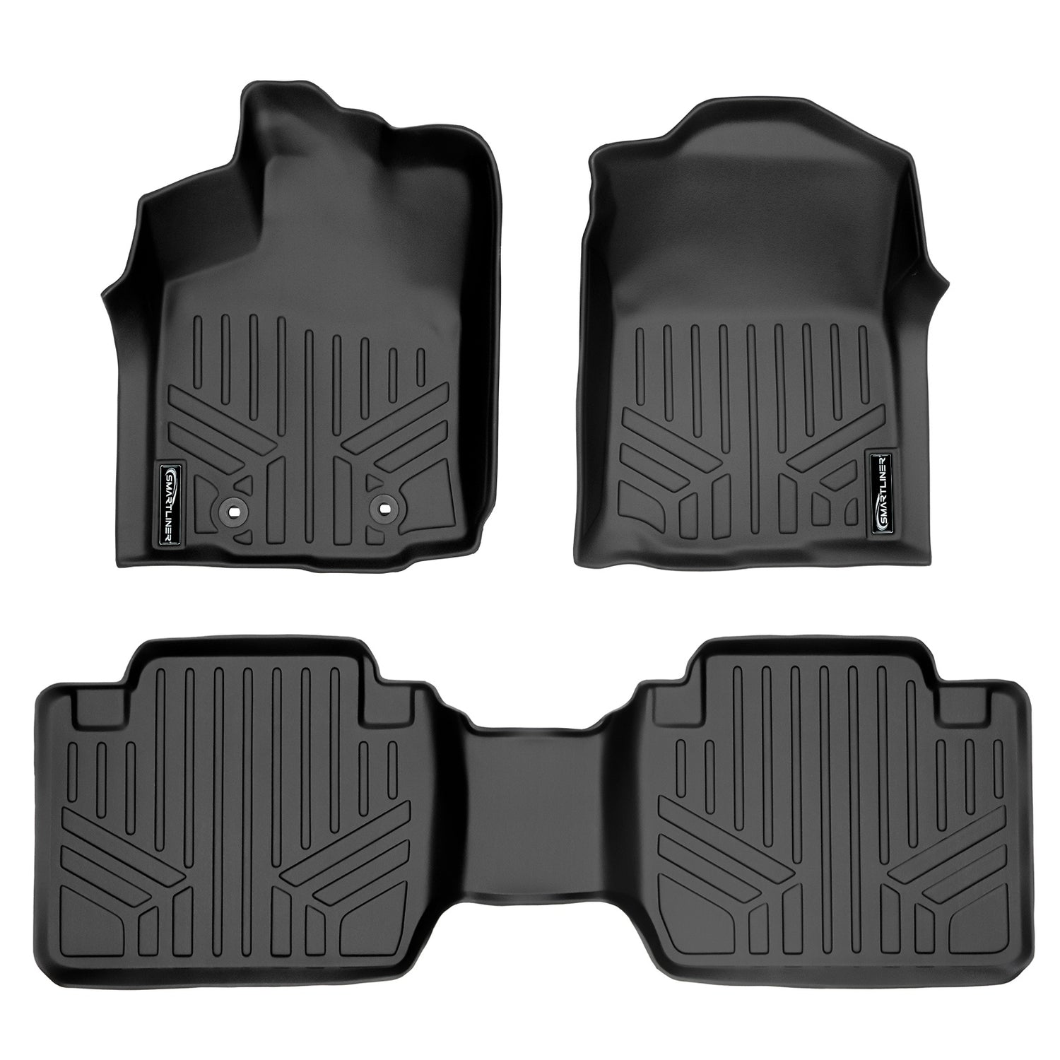Floor Mats 2 Row Liner Set <br> 16-17 Toyota Tacoma Extended Cab