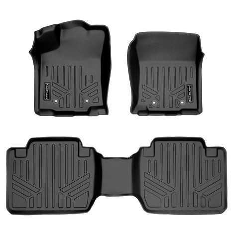 Floor Mats 2 Row Liner Set <br> 18-21 Toyota Tacoma Access/Extended Cab