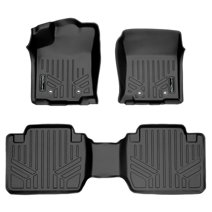 Floor Mats 2 Row Liner Set <br> 18-21 Toyota Tacoma Access/Extended Cab