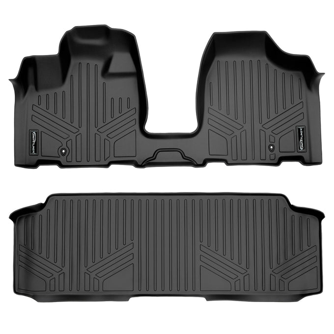 Floor Mats 2 Row Liner Set <br> 08-20 Dodge Caravan08-16 Chrysler Town & Country