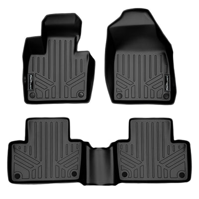 Floor Mats 2 Row Liner Set <br> 16-23 Volvo XC90 (Does not fit Plugin Hybrid)
