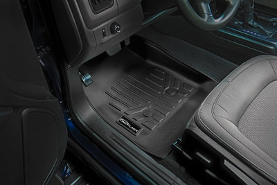 Floor Mats 2 Row Liner Set <br> 15-22 Chevrolet Colorado GMC Canyon Extended Cab