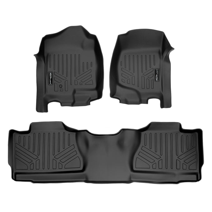 Floor Mats 2 Row Liner Set <br> 07-13 Chevrolet Avalanche