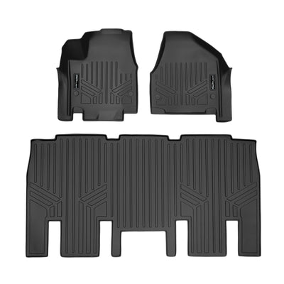 Floor Mats 2 Row Liner Set <br> 17-24 Chrysler Pacifica
