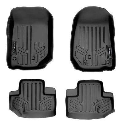 Floor Mats 2 Row Liner Set <br> 11-13 Jeep Wrangler (2 Door Models)