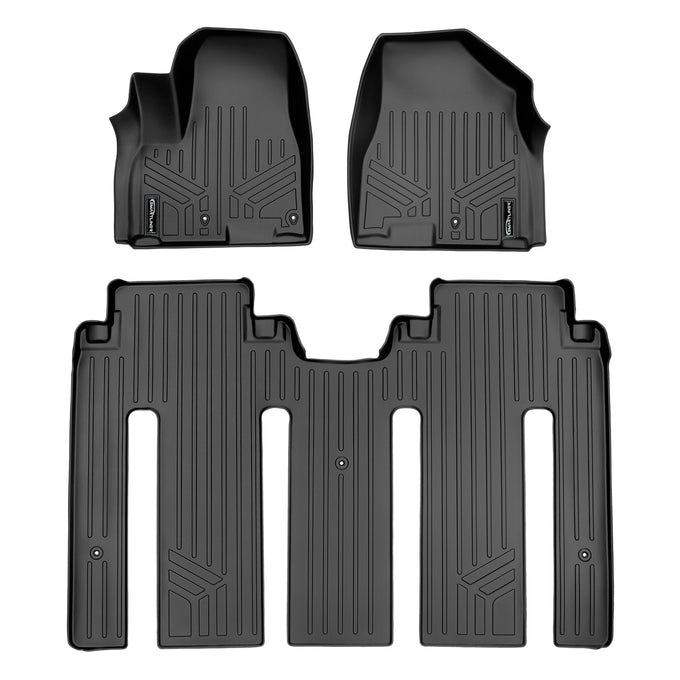 Floor Mats 2 Row Liner Set <br> 15-21 Kia Sedona