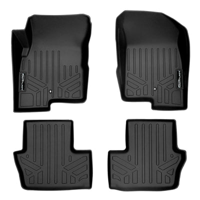 Floor Mats 2 Row Liner Set <br> 07-12 Dodge Caliber 07-17 Jeep Patriot/Compass