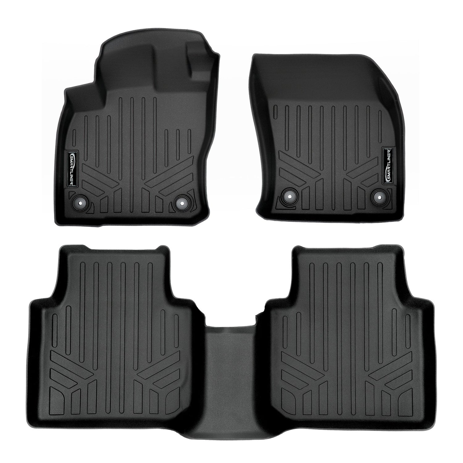 Floor Mats 2 Row Liner Set <br> 18-23 Volkswagen Tiguan