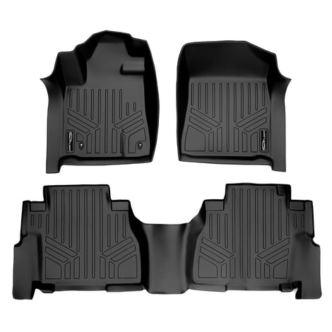 Floor Mats 2 Row Liner Set <br> 08-11 Toyota Sequoia