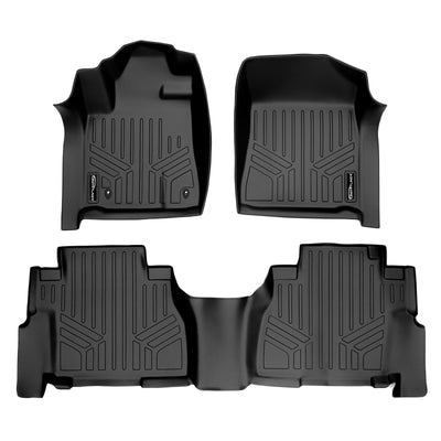 Floor Mats 2 Row Liner Set <br> 08-11 Toyota Sequoia