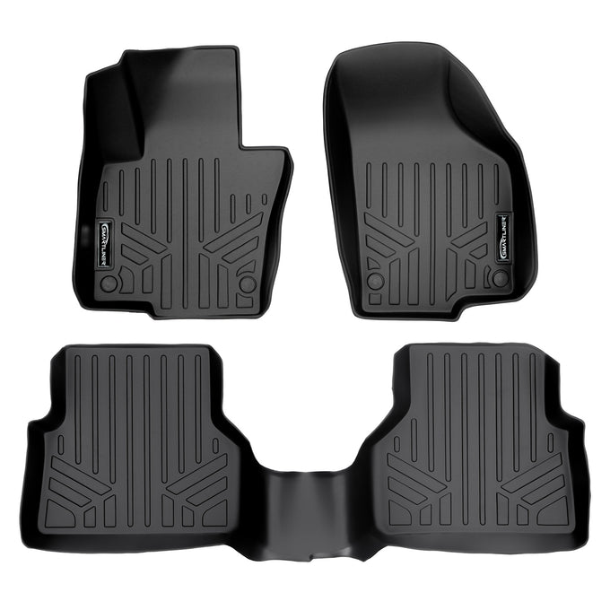 2 Row Floor Liners <br> 09-17 Volkswagen Tiguan