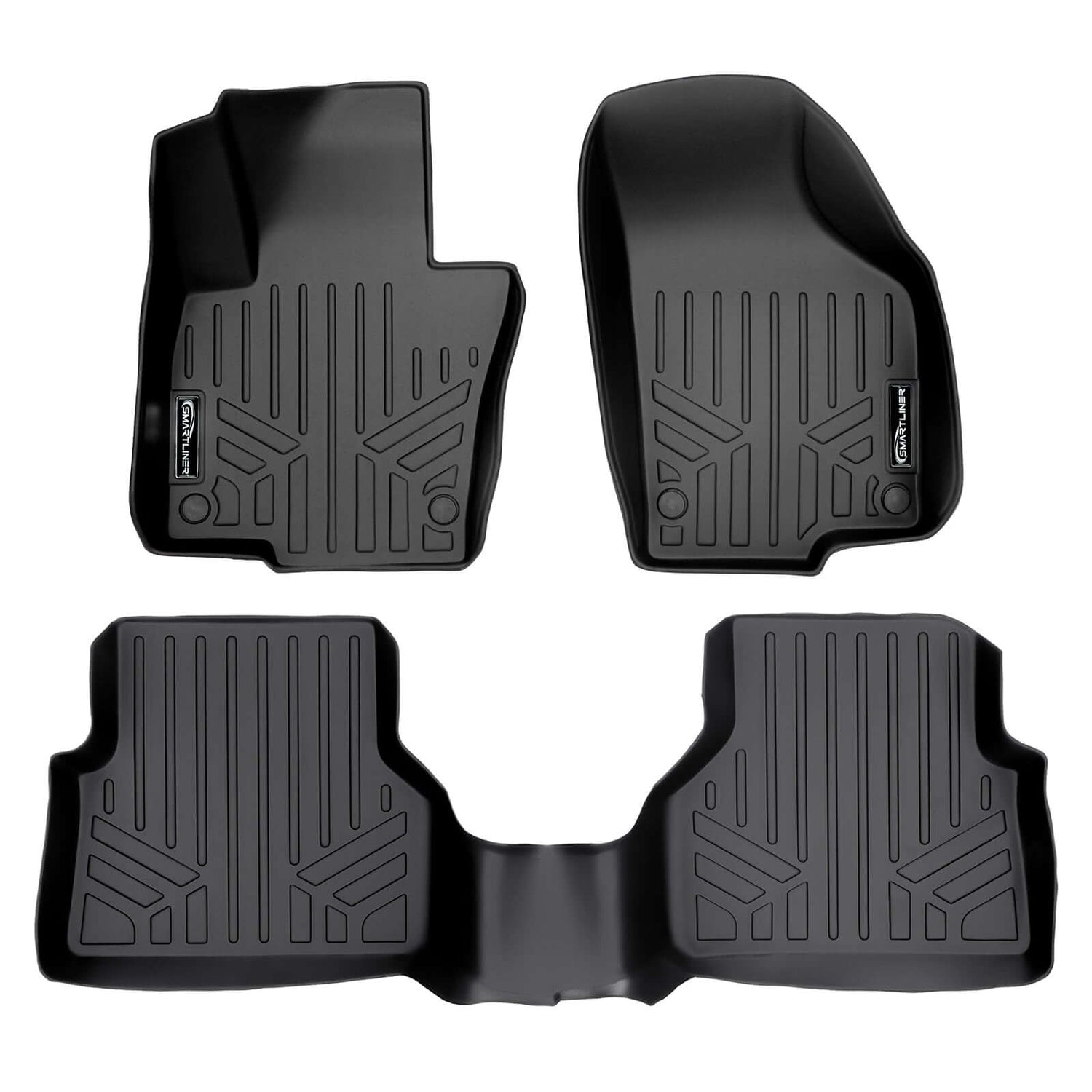 2 Row Floor Liners <br> 17-18 Volkswagen Tiguan Limited