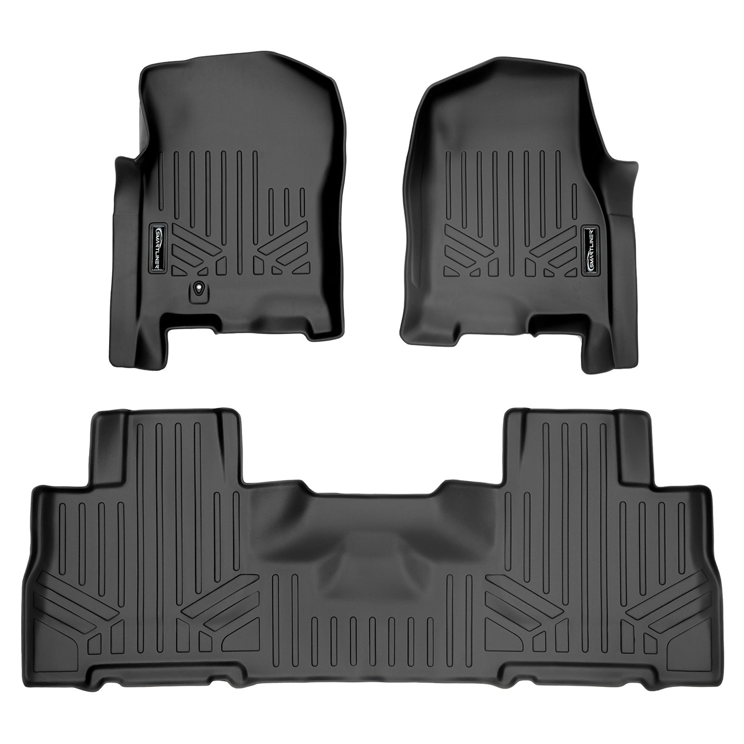 Floor Mats 2 Row Liner Set <br> 07-10 Ford Expedition07-10 Lincoln Navigator