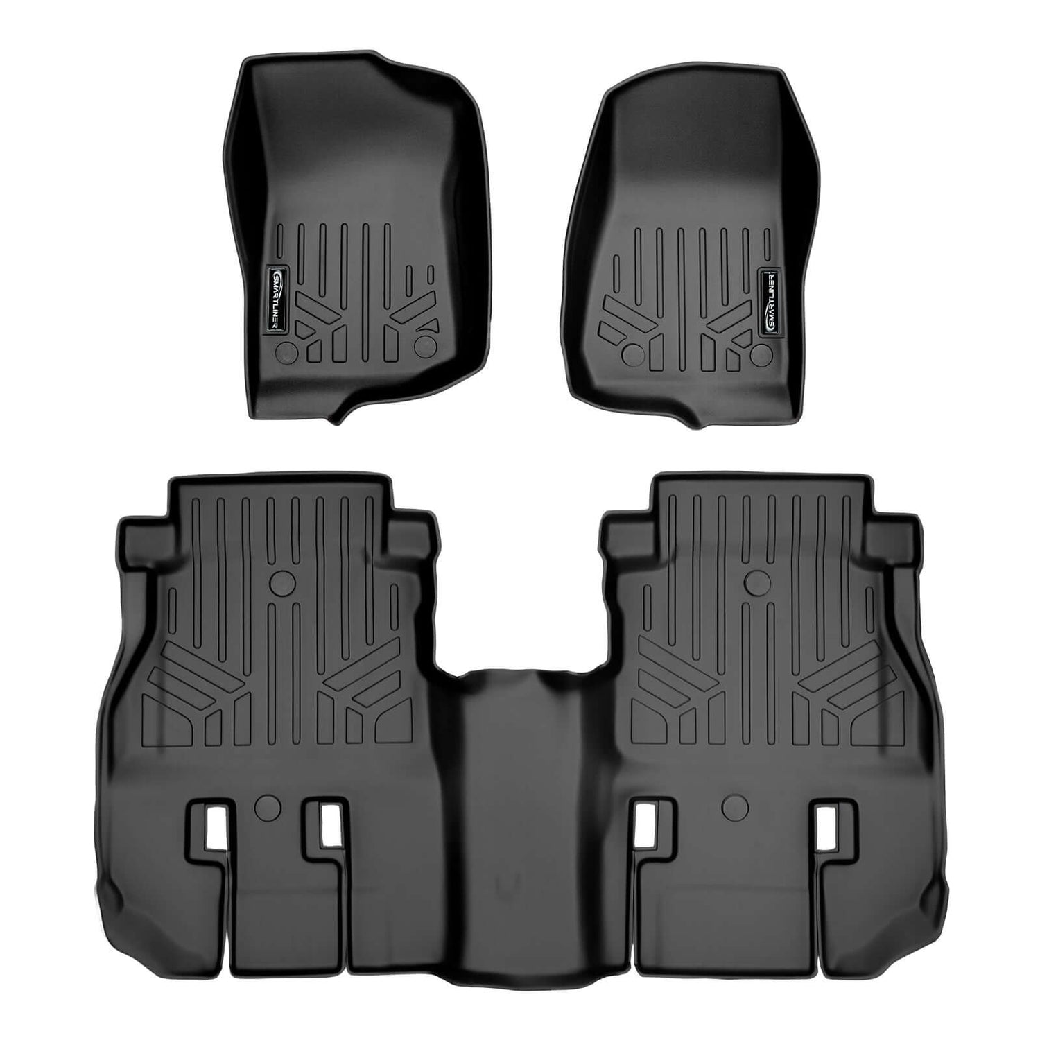 2 Row Floor Liner <br> 21-23 Jeep Wrangler Rubicon