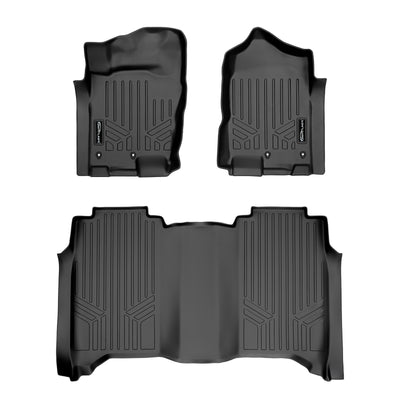 Floor Mats 2 Row Liner Set <br> 16¨C22 Nissan Titan/XD Crew Cab