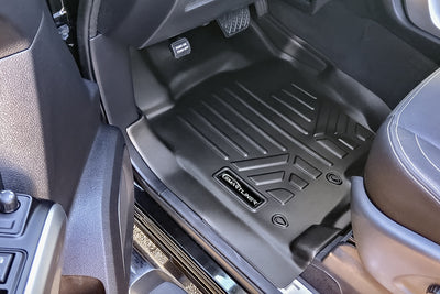 Floor Mats 2 Row Liner Set <br> 16¨C22 Nissan Titan/XD Crew Cab