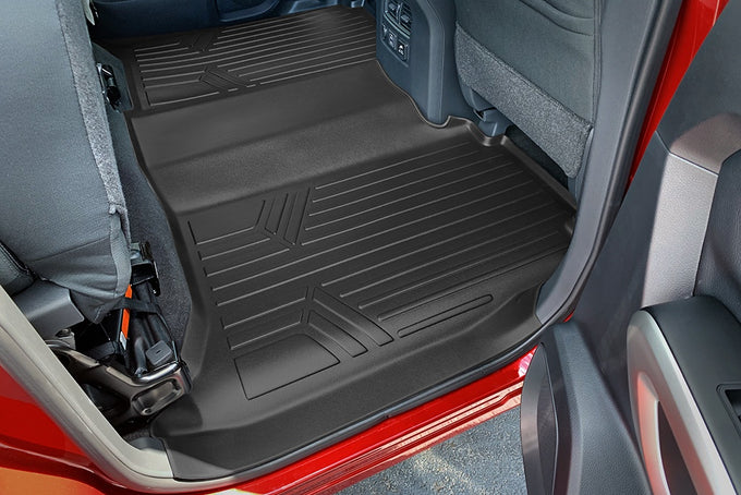 Floor Mats 2 Row Liner Set <br> 16¨C22 Nissan Titan/XD Crew Cab