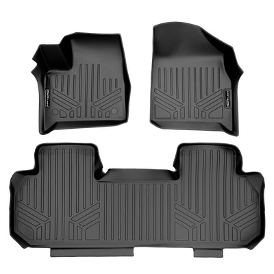 Floor Mats 2 Row Liner Set <br> 18-22 Chevrolet Traverse