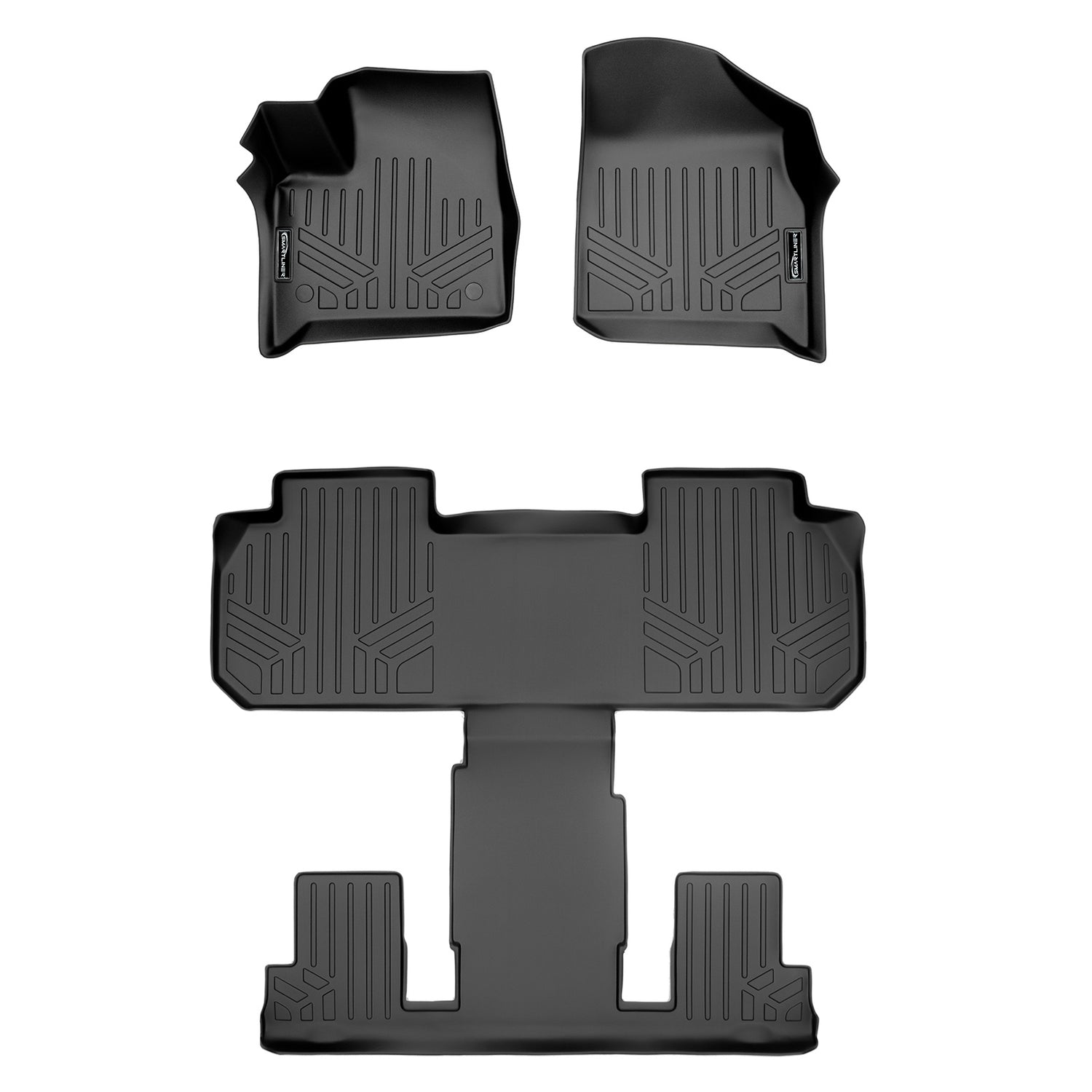 Floor Mats 3 Row Liner Set <br> 18-22 Chevrolet Traverse