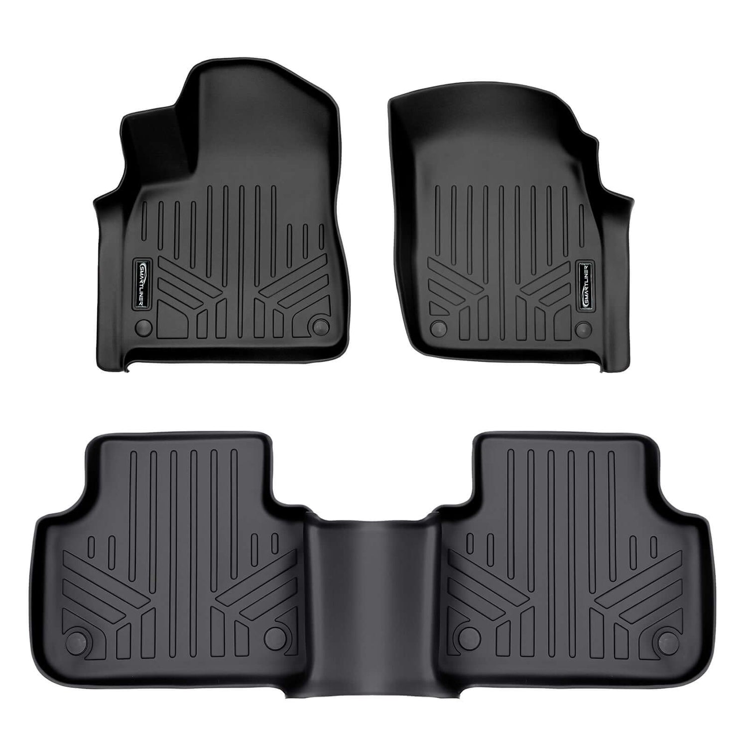 2 Row Floor Liners <br> 19-25 Audi Q8/SQ8