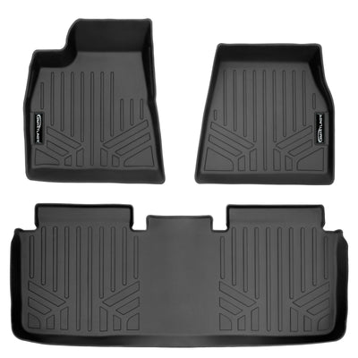 Floor Mats 2 Row Liner Set <br> 15-19 Tesla Model S