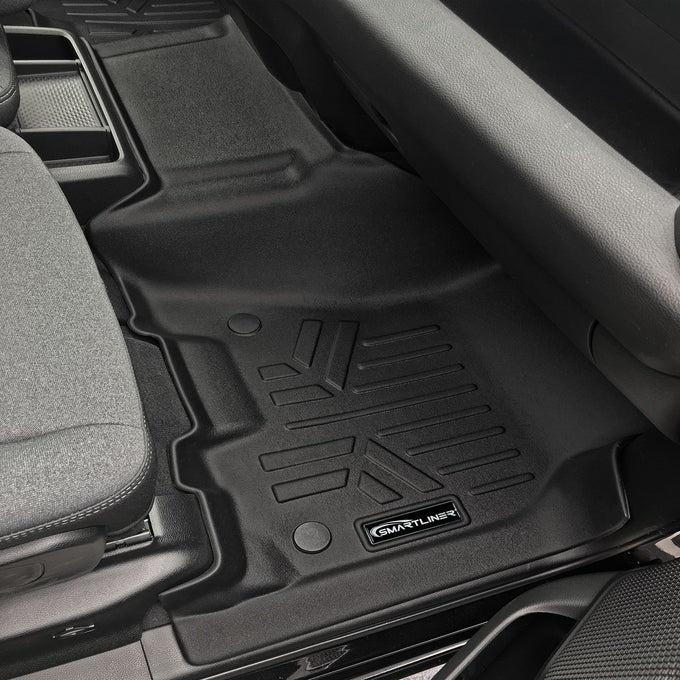 Floor Mats 2 Row Liner Set <br> 19-22 Ram 1500 Crew Cab With First Row Bench Seat