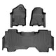 Floor Mats 2 Row Liner Set <br> 19-21 Ram 1500 Quad Cab With Vinyl Flooring